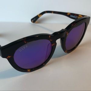DIFF Dime II Sunglasses Tortoise Shell